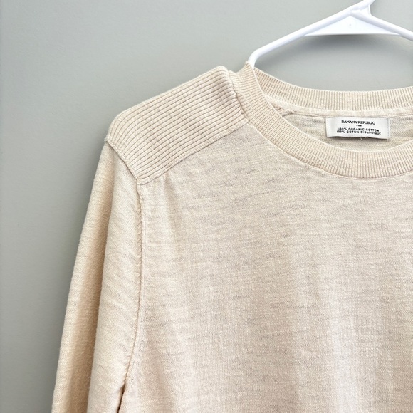 Banana Republic Women's Size Medium Sweater Organic Cotton‎ Office Normcore - Picture 4 of 8